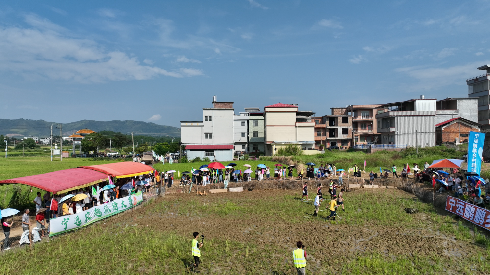 宁远：趣味抓猪赛 农趣满满乐翻天