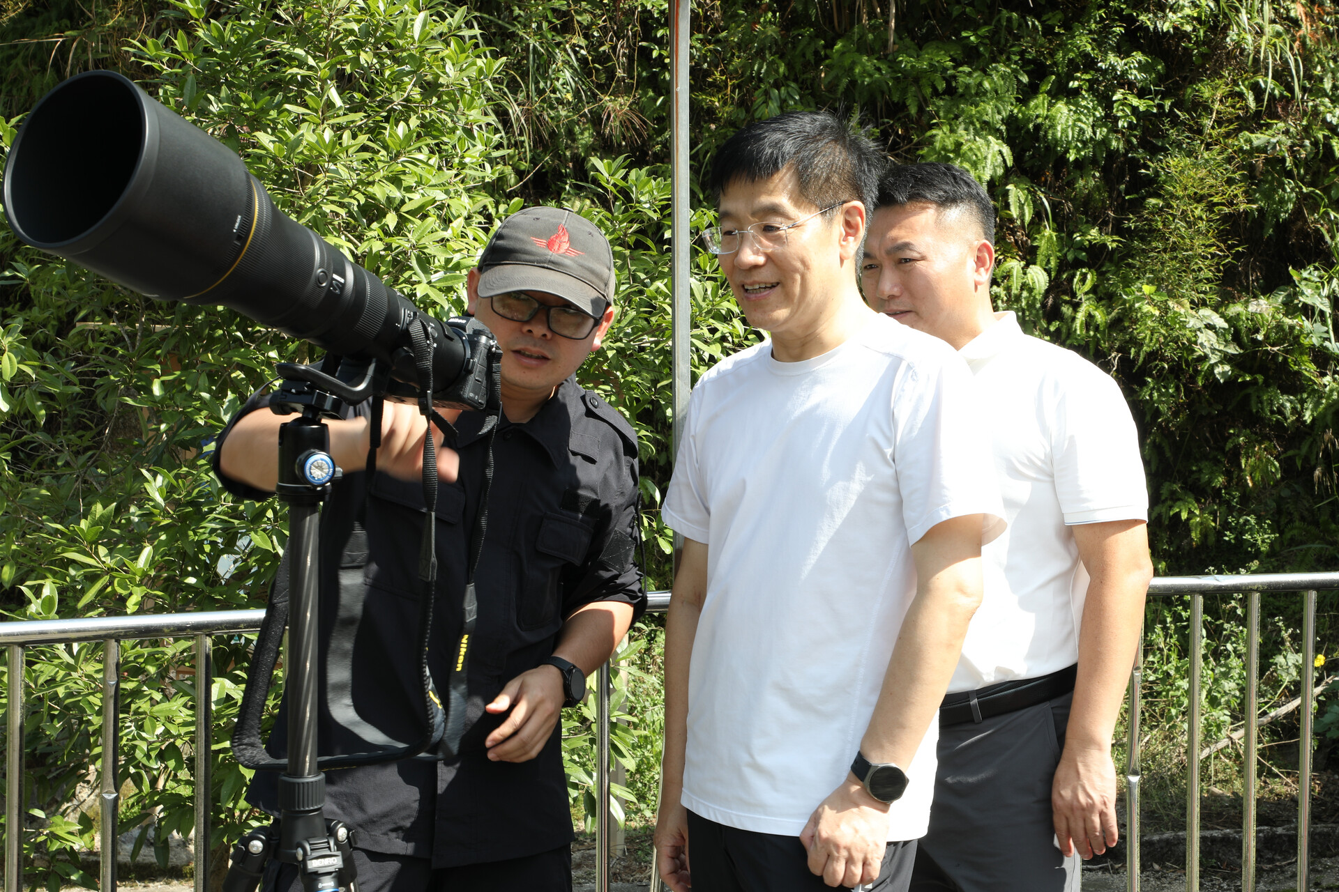 胡勇刚调研鸟类等野生动物保护工作