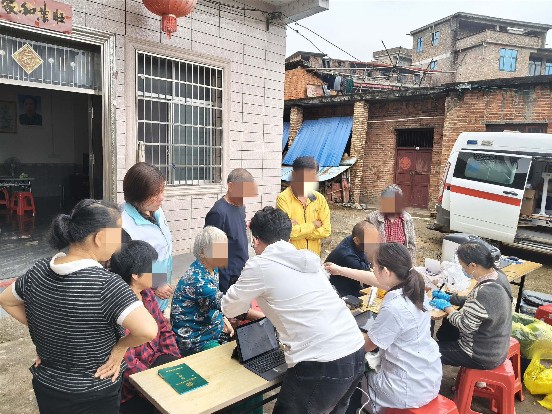 宁远天堂镇：为精神康复患者开展免费体检活动