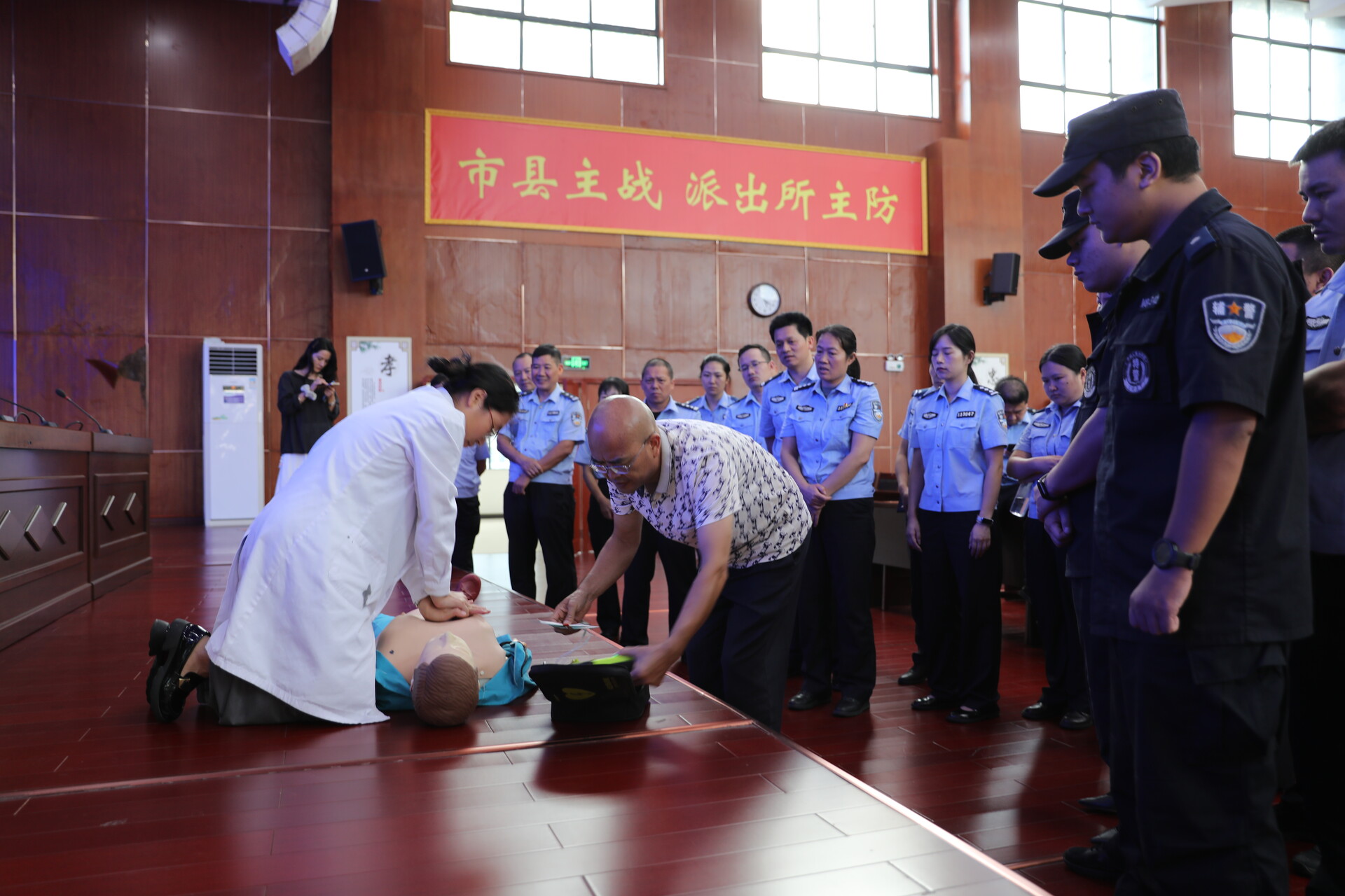 宁远县中医医院：急救培训进公安