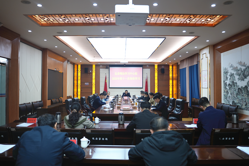 宁远县委理论学习中心组举行2025年第十一次集体学习