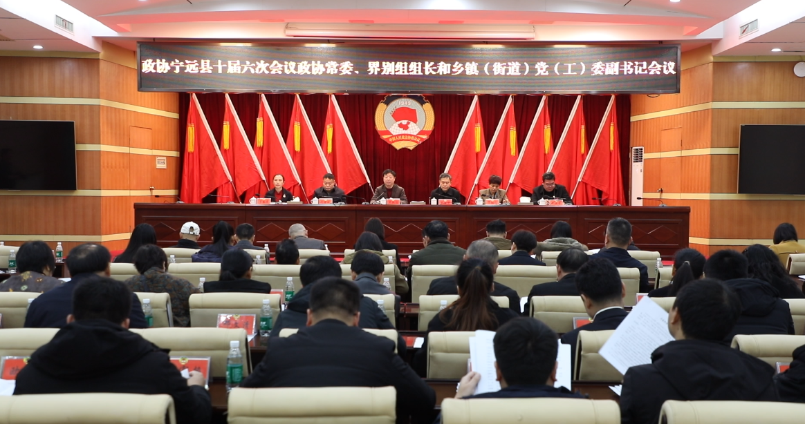 【聚焦两会】政协宁远县十届六次会议召开政协常委、界别组组长和乡镇(街道)党(工)委副书记会议