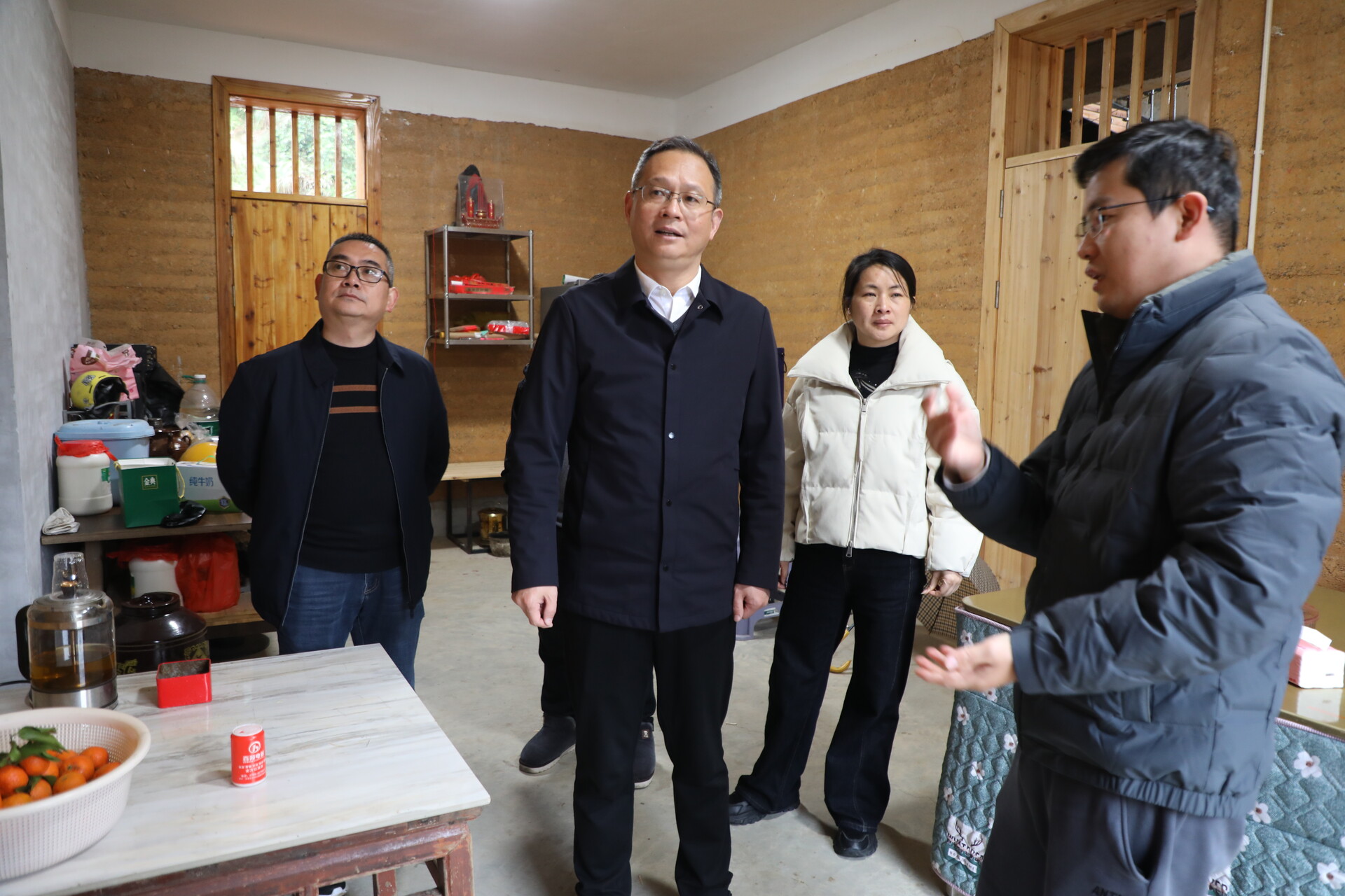 毛政走访省派驻工作队并调研乡村振兴工作