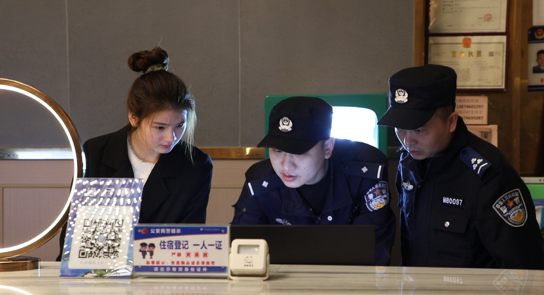 宁远县公安局开展统一清查行动