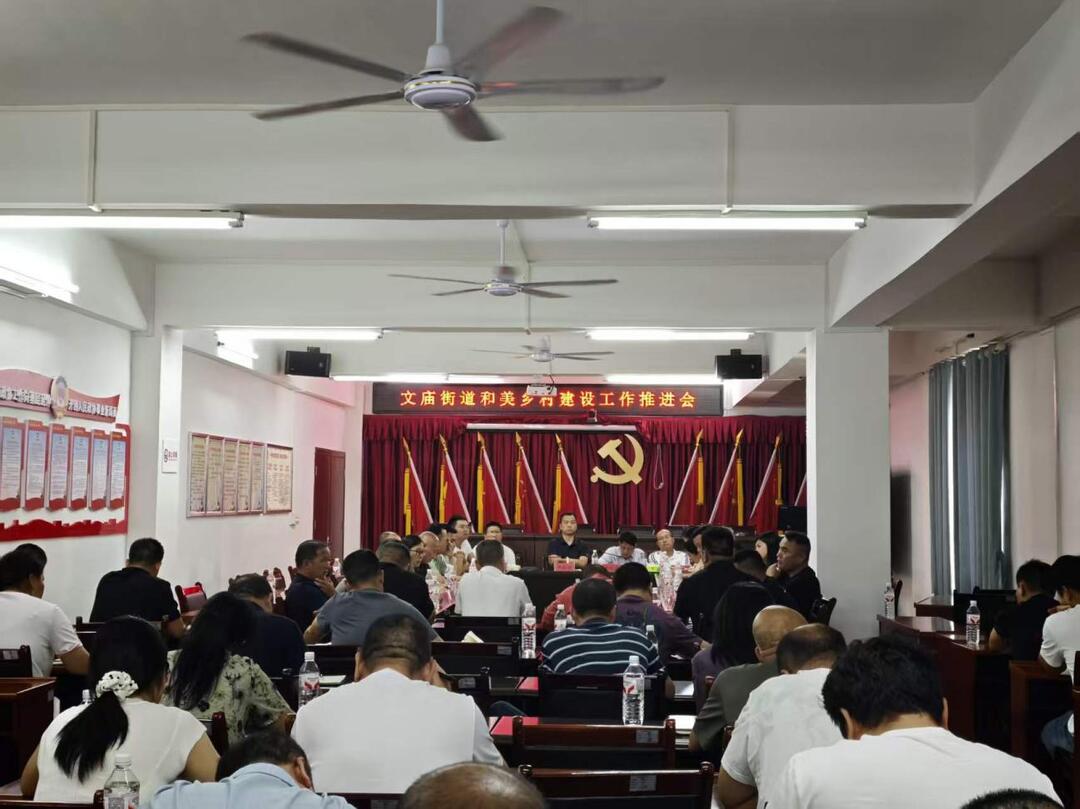 宁远文庙街道：集思广益 推进和美乡村建设