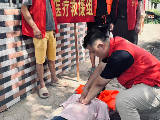 宁远县文庙街道：城乡联动开展防汛应急演练