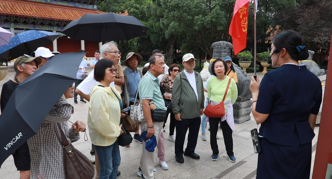 新加坡旅行团畅游宁远 感受人文山水